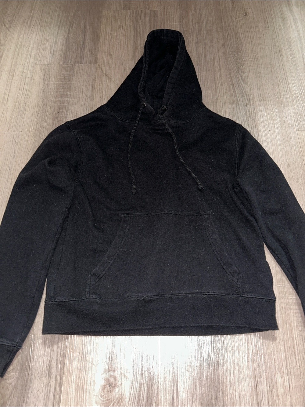 Black Men's Pullover Hoodie Sweatshirt